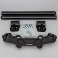 WOODCRAFT Yamaha FZ-09 (MT09) (2018+) / XSR900 (2022+) Clipon Riser Adapter Plate Kit W/ Bars WOODCRAFT Yamaha FZ-09 (MT09) (2018+) / XSR900 (2022+) Clipon Riser Adapter Plate Kit W/ Bars